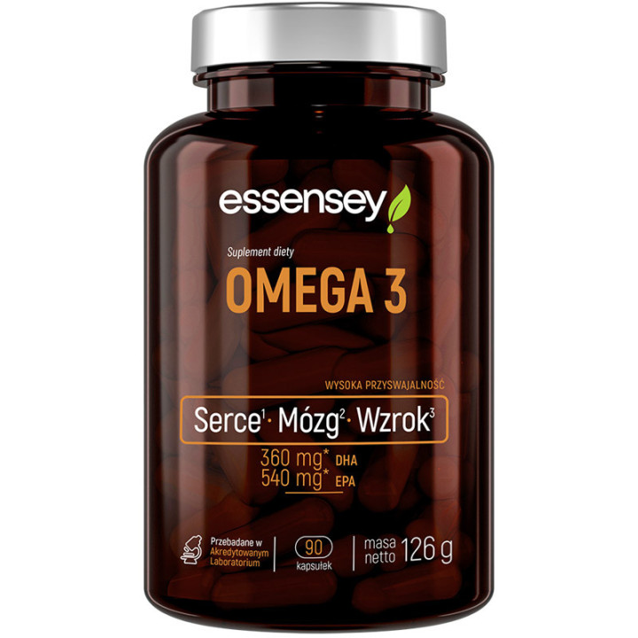 Omega 3 90 kapsułek, Essensey – wsparcie całego organizmu!
