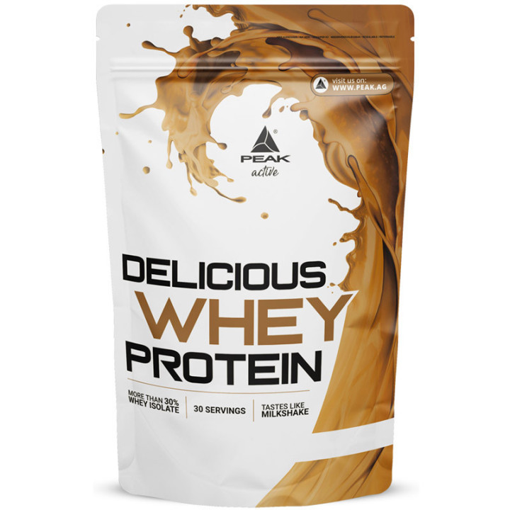 Delicious Whey Protein 900g, Peak - przyrost suchej masy mięśniowej!