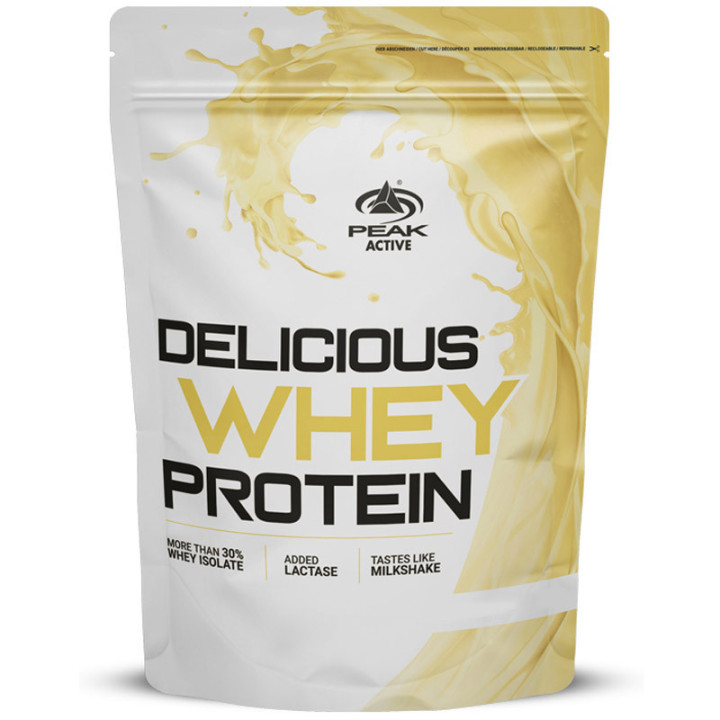 Delicious Whey Protein 450g, Peak - przyrost suchej masy mięśniowej!