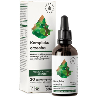 Walnut Natural Complex 50ml, Aura Herbals – ekstrakty roślinne!