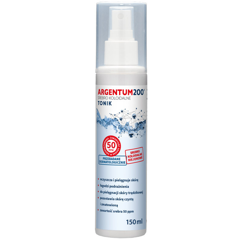 AURA HERBALS Argentum 200 Srebro Koloidalne 50 PPM 150ml