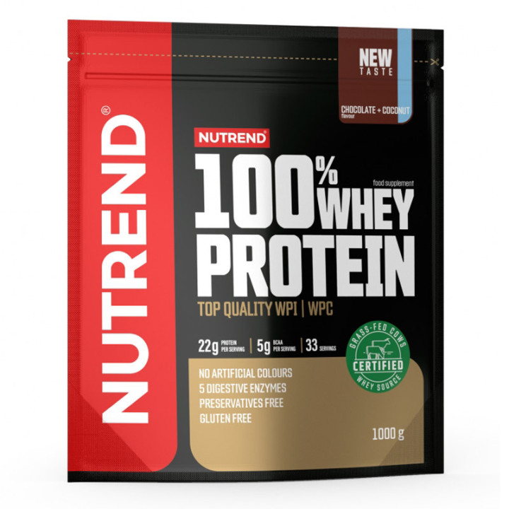 100% Whey Protein 1000g, Nutrend – uzyskaj wymarzoną sylwetkę!
