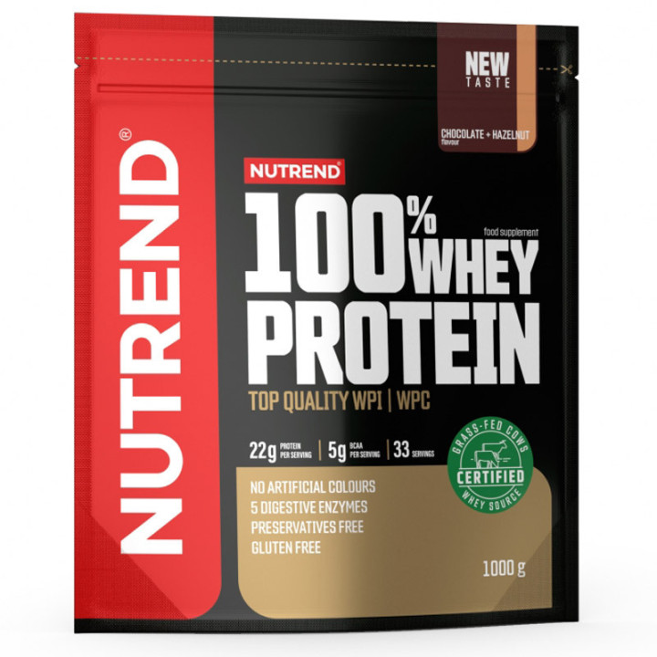 100% Whey Protein 1000g, Nutrend – uzyskaj wymarzoną sylwetkę!