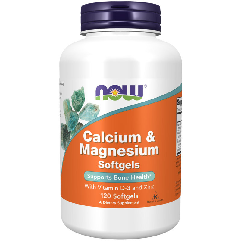 NOW Calcium&Magnesium Softgels 120caps