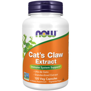 Cat`s Claw Extract (koci pazur) 120 kapsułek, NOW Foods - suplement wspomagający odporność