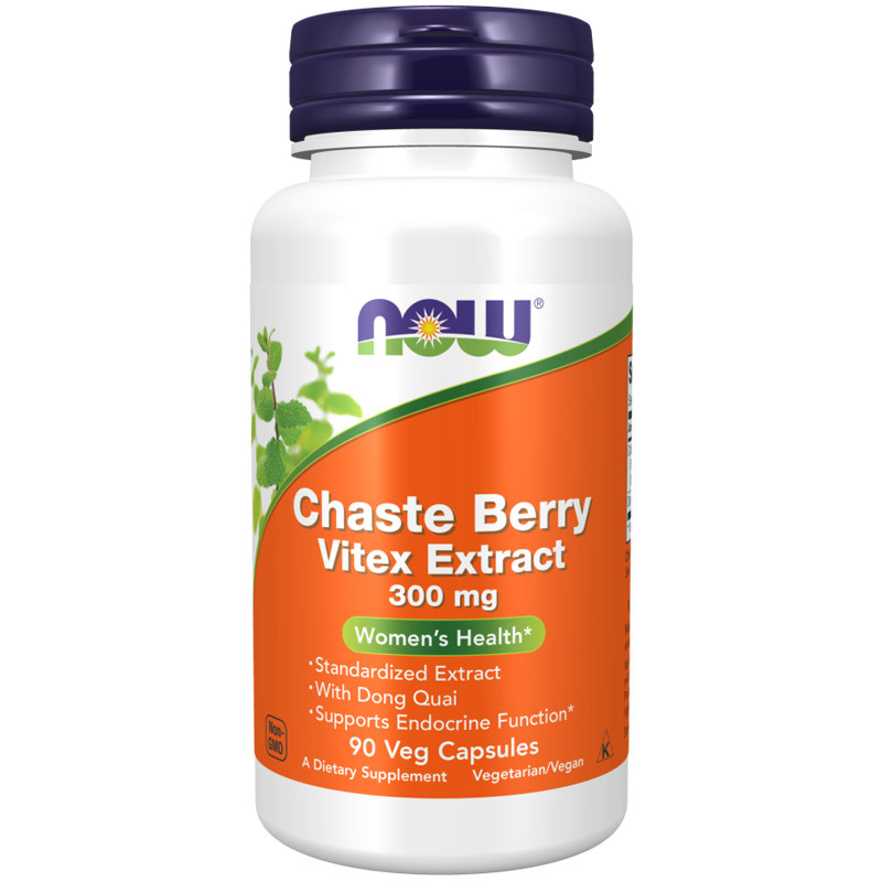 NOW Chaste Berry Vitex Extract 300mg 90vegcaps