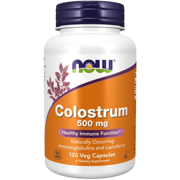 Colostrum 120 kapsułek, NOW Foods - suplement na wzmocnienie odporności
