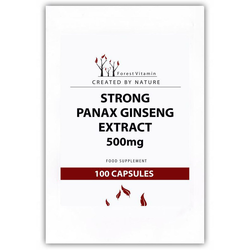 FOREST VITAMIN Strong Panax Ginseng Extract 500mg 100caps