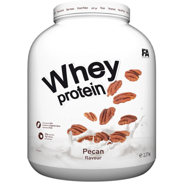 Whey Protein 2270g, Fitness Authority - smaczny i odżywczy napój białkowy uzyskany z koncentratu białka serwatkowego