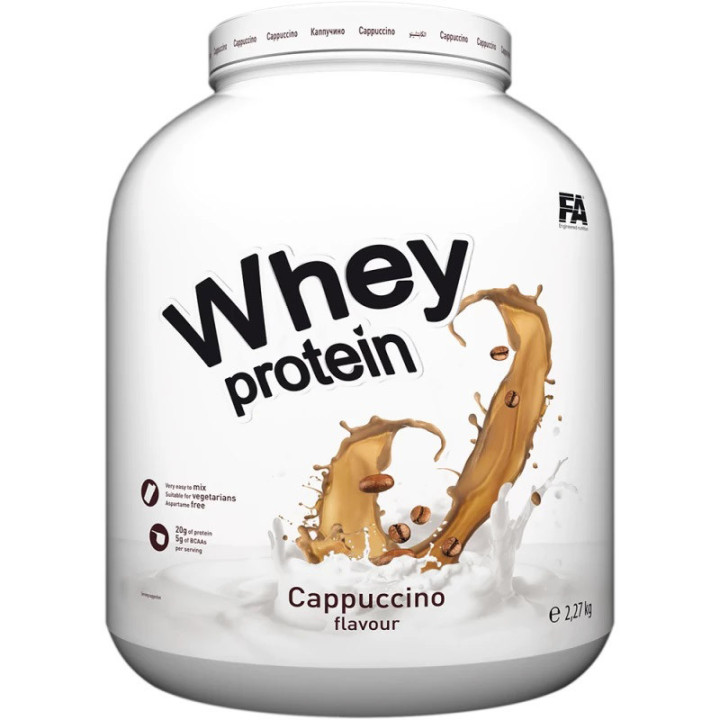 Whey Protein 2270g, Fitness Authority - smaczny i odżywczy napój białkowy uzyskany z koncentratu białka serwatkowego