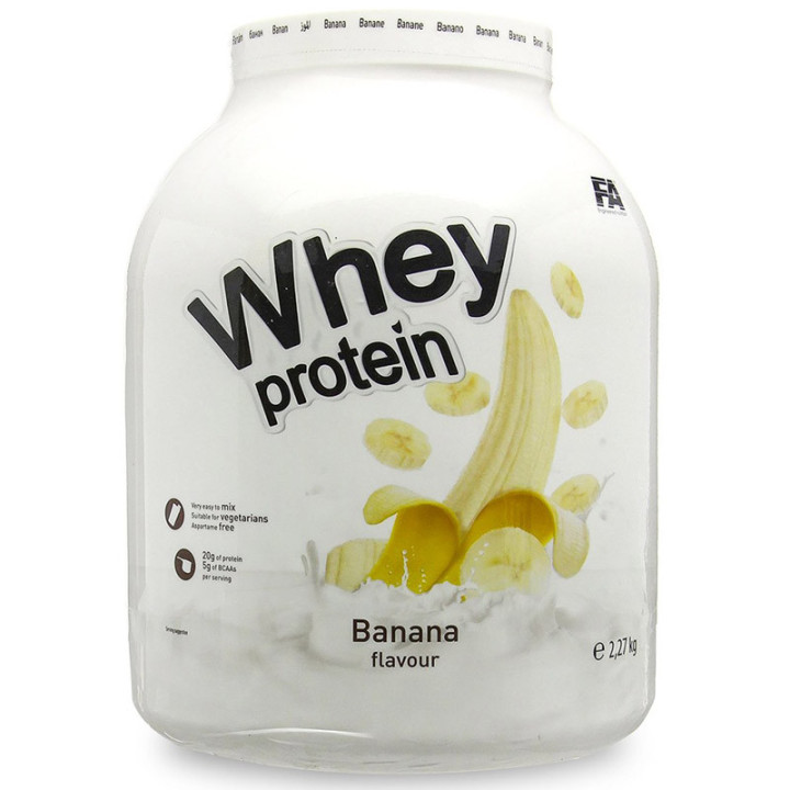 Whey Protein 2270g, Fitness Authority - smaczny i odżywczy napój białkowy uzyskany z koncentratu białka serwatkowego