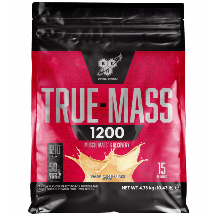 True Mass 1200 4730g, BSN – wsparcie w budowie masy mięśniowej!