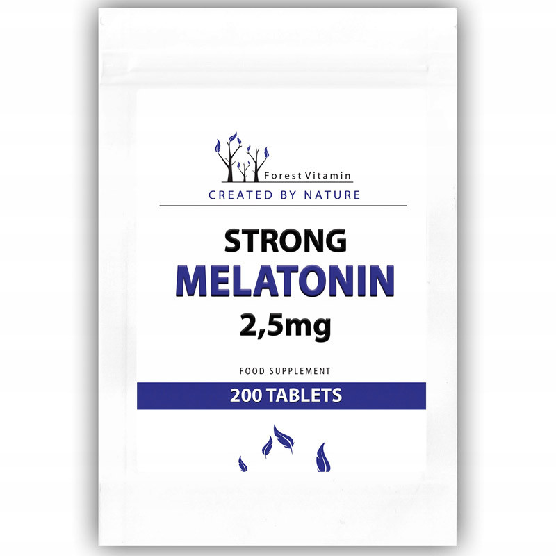 FOREST VITAMIN Strong Melatonin 2,5mg 200tabs