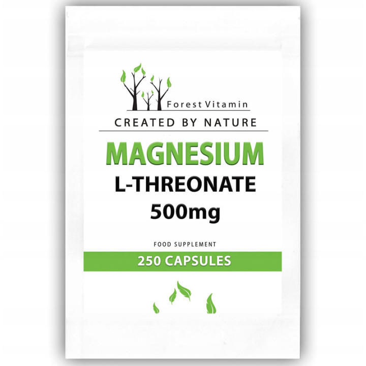 Magnesium L-Threonate 500mg 250, Forest Vitamin – skuteczna forma!