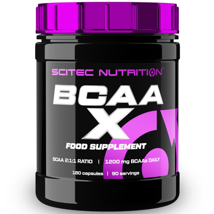 BCAA X 180 kapsułek, Scitec – skuteczne wsparcie anaboliczne!