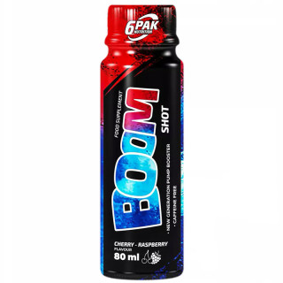 Boom Shot 80ml, 6Pak Nutrition – znakomity efekt pompy mięśniowej!