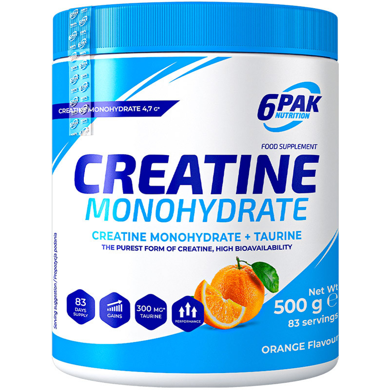6PAK Nutrition Creatine Monohydrate 500g