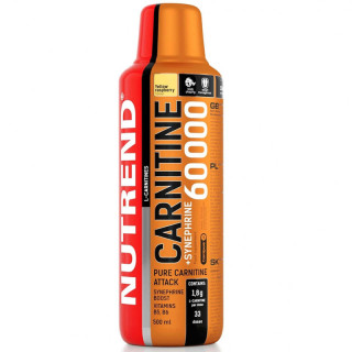 Carnitine 60000+Synephrine 500ml,Nutrend – redukcja tkanki tłuszczowej