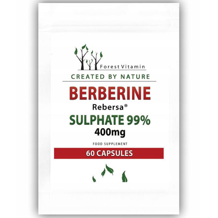 Berberine Sulphate 99% 400mg 60, Forest Vitamin – wsparcie organizmu!