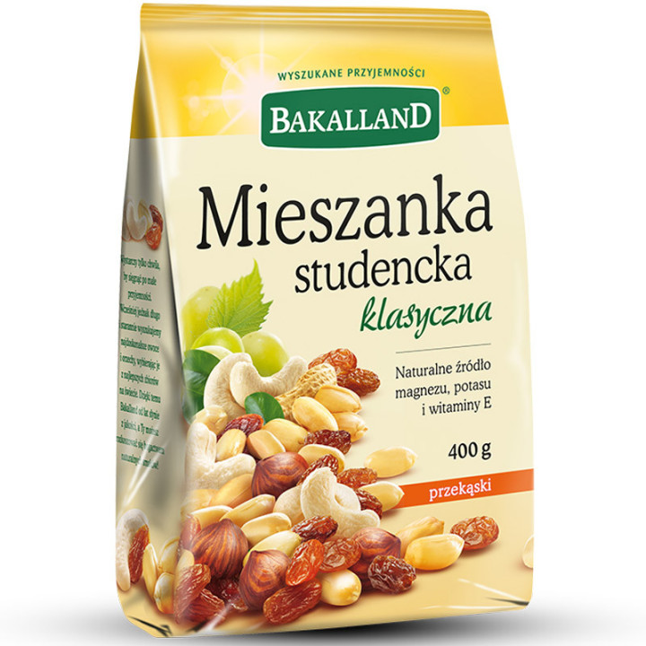 Mieszanka Studencka Klasyczna 400g, Bakalland – intensywny mix!