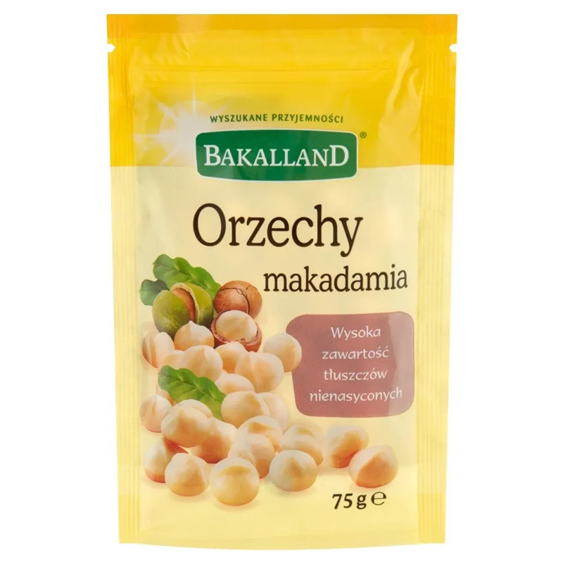 BAKALLAND Orzechy Makadamia 75g