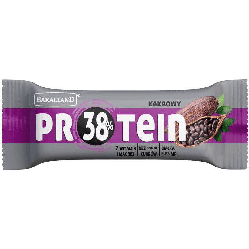 BAKALLAND Pr38%Tein 35g BATON BIAŁKOWY