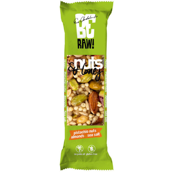 BeRAW! Nuts&Honey 30g, Purella – pełny wartości odżywczych!