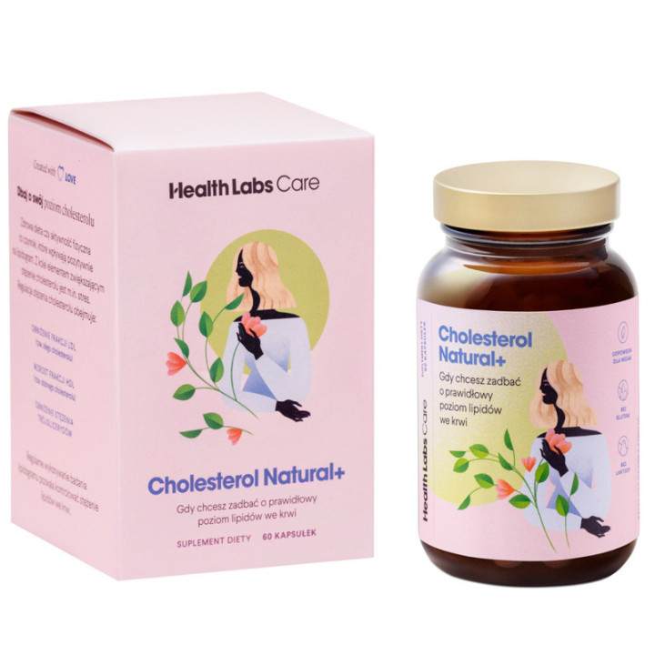 Cholesterol Natural+ 60, Health Labs – prawidłowy poziomu cholesterolu