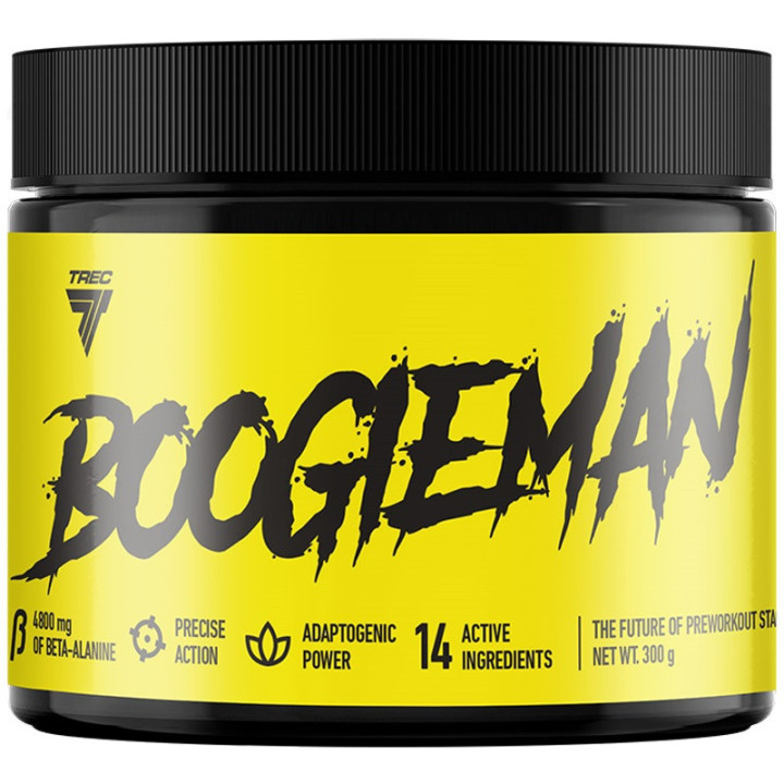 Boogieman 300g, Trec - przedtreningówka, która nie tylko pobudza, ale widocznie zwiększa efekty treningowe