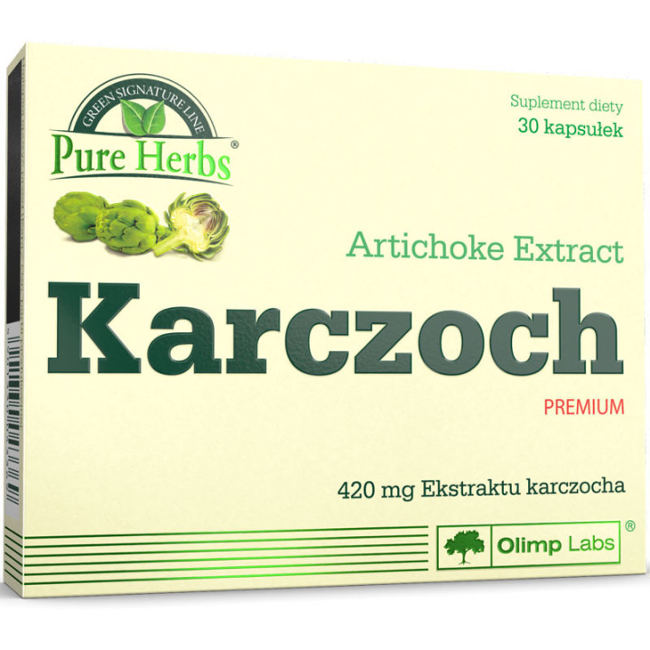 OLIMP Karczoch Premium 30caps, Olimp karczoch na wątrobę i trawienie