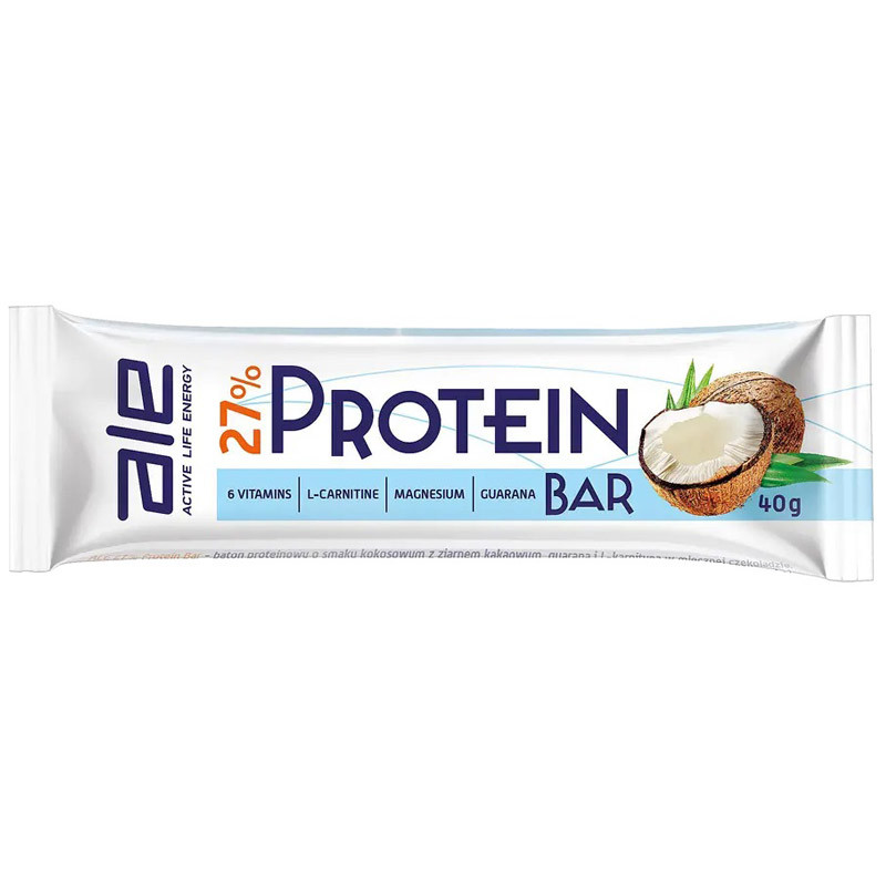 ALE 27% Protein Bar 40g BATON BIAŁKOWY