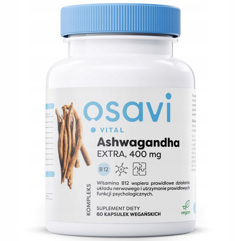 OSAVI Ashwagandha Extra 400mg 60vegcaps