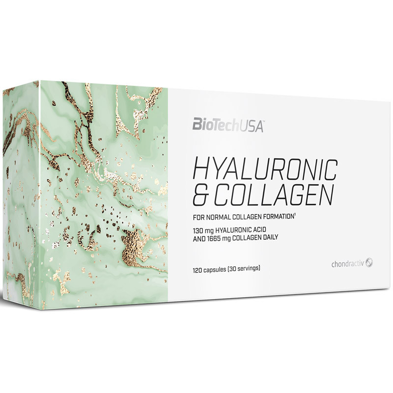 Biotech USA Hyaluronic&Collagen 120caps