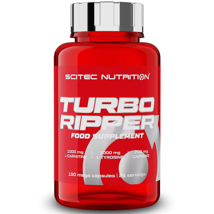 Turbo Ripper 100 kapsułek, Scitec - wspomaga spalanie tłuszczu!