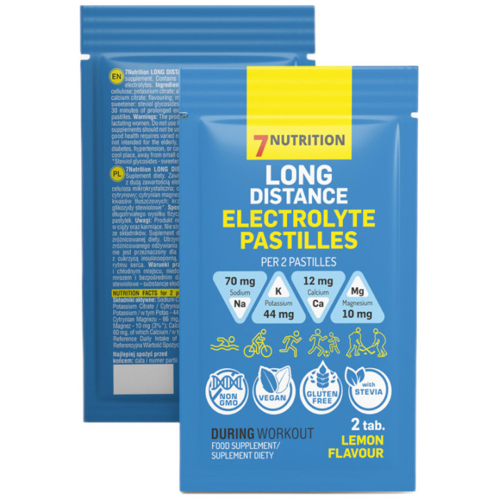 Electrolite Pastilles 2 pastylki, 7Nutrition - formuła elektrolitów!