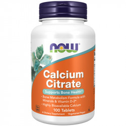 NOW Calcium Citrate 100tabs