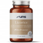UNS Licorice 400mg Standardized Extract 20% Glycyrrhizic Acid Der 15:1 60vegcaps