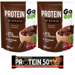 GO ON Protein Granola 2x300g + GO ON Nutrition Protein 50% 40g GRATIS!!!