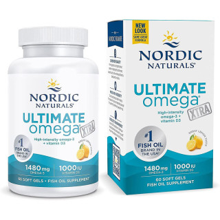 Ultimate Omega Xtra 60 kapsułek, Nordic Naturals – zdrowe serce!