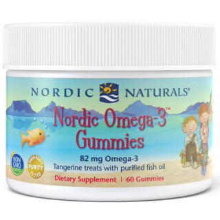 Omega-3 Gummies 60 żelków, Nordic Naturals – omega 3 dla dzieci!