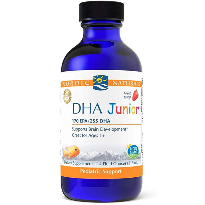 DHA Junior 119ml, Nordic Naturals – duża dawka DHA!