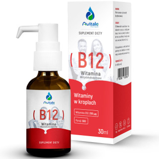 B12 Witamina 30ml, Avitale – uzupełnij niedobory witaminy B12!