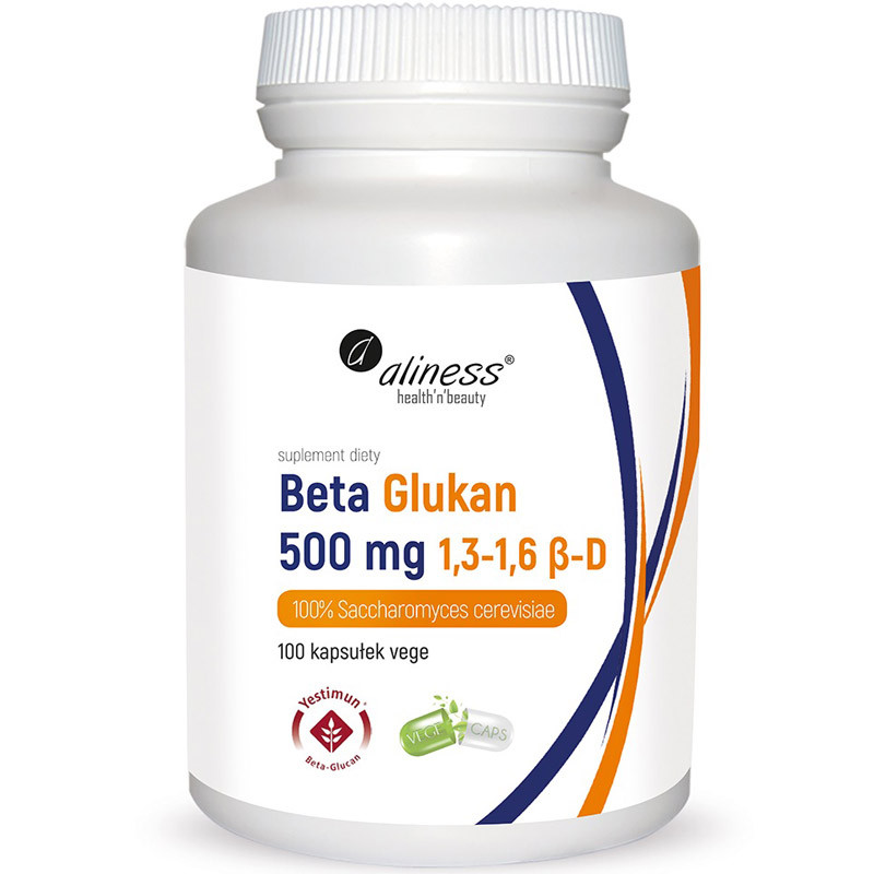 ALINESS Beta Glukan 500mg 1,3-1,6 β-D 100vegcaps