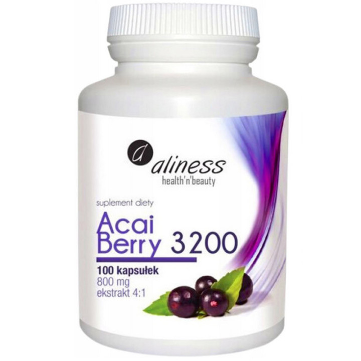 Acai Berry 3200 100 kapsułek, Aliness – wsparcie organizmu!