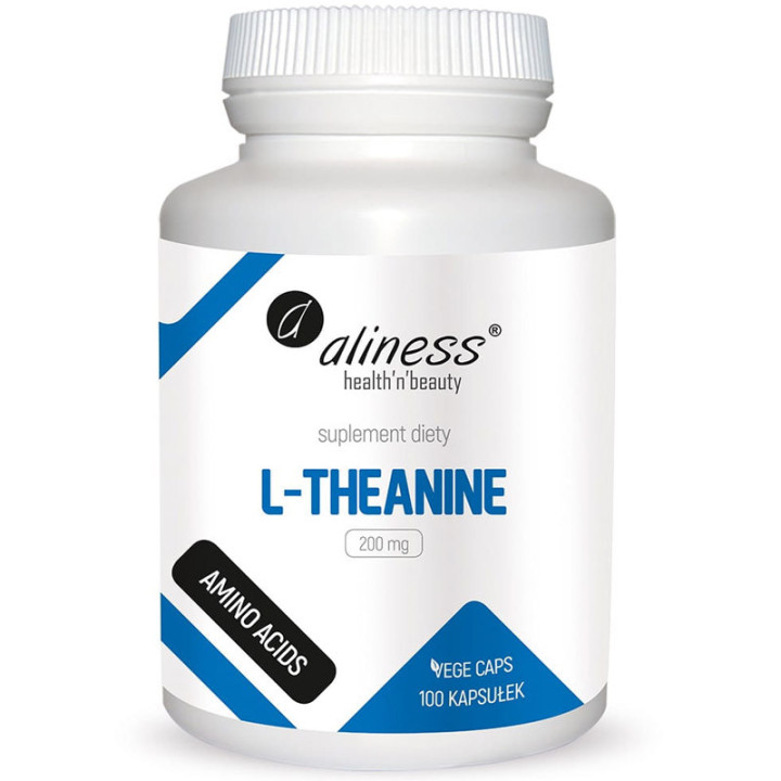 L-Theanine 200mg 100caps, Aliness – poprawia na strój i koncentrację!