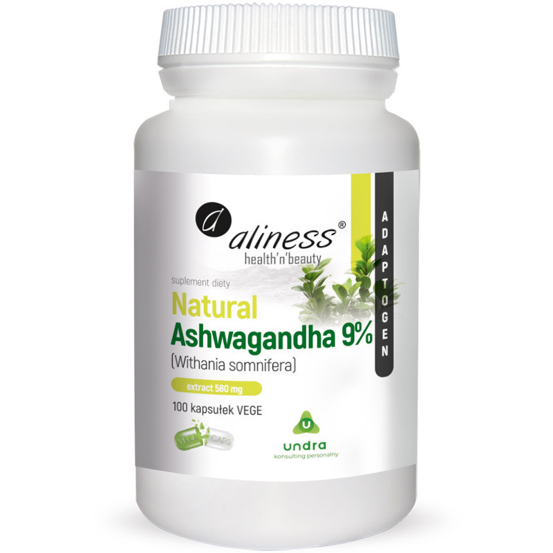 ALINESS Natural Ashwagandha 9% 100vegcaps