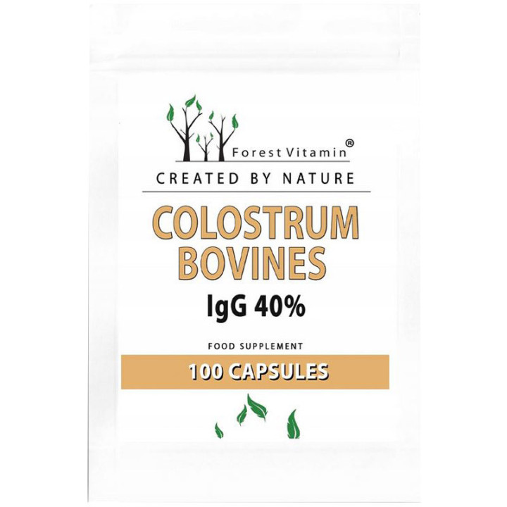 Colostrum Bovines IgG 40% 100, Forest Vitamin – wsparcie odporności!