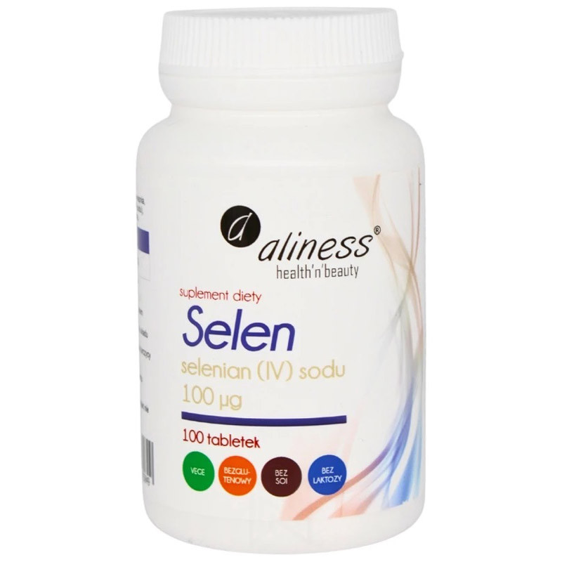 ALINESS Selen Selenian (IV) Sodu 100ug 100tabs