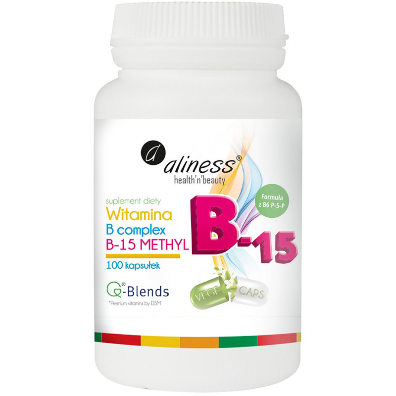 ALINESS Witamina B Complex B-15 Methyl 100vegcaps