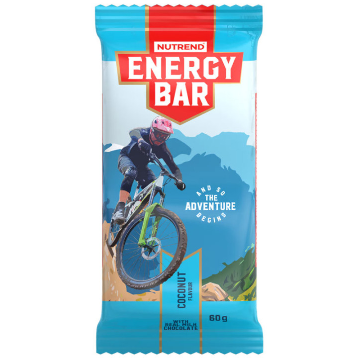 Energy Bar 60g, Nutrend – pyszny baton energetyczny!